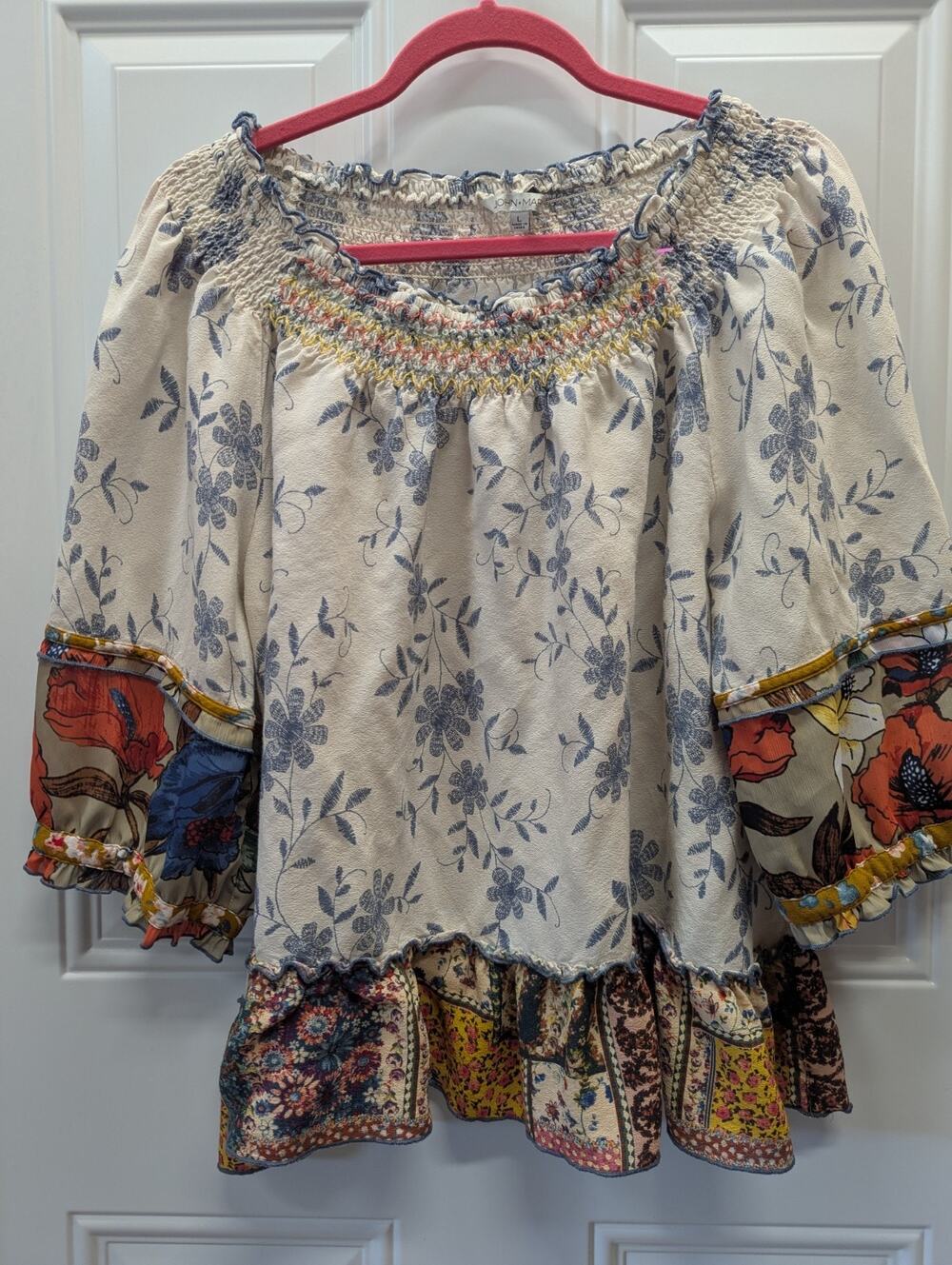 John Mark Boho,Vintage Style, Peasant "L"